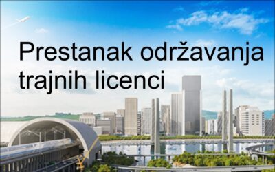 Prestanak održavanja trajnih licenci